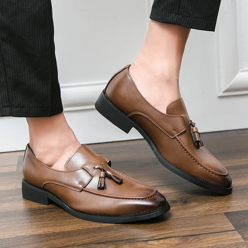 Pavasario rudens odiniai vyriški batai Oksfordo laisvalaikio batai Kutas Klasikiniai sportbačiai Patogi avalynė Suknelė Batai Didelis Dydis 48 Butai