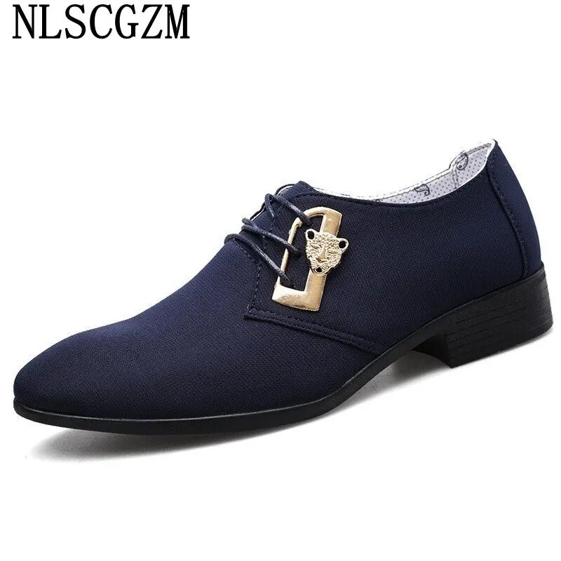 Luksuzni brend Klasične Oxford cipele za muškarce Breather platnene cipele Muške svečane vjenčane muške cipele Herren Schuhe Sepatu Pria