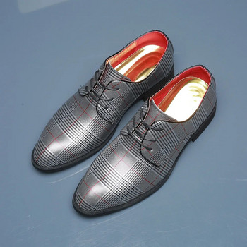 Ανδρικά κλασικά επαγγελματικά παπούτσια Πολυτελές σχέδιο μόδας με κορδόνια επίσημα παπούτσια γάμου Ανδρικά υποδήματα συν μέγεθος 38-48