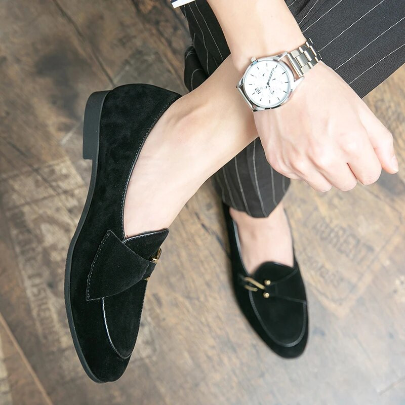 Prabangus dizaineris Naujas jaunikis smailus zomšinis vienuolio dirželis Oksfordo batai vyrams Oficiali vestuvinė išleistuvių suknelė Homecoming Zapatos Hombre