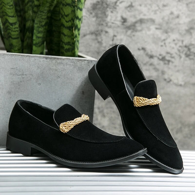 Madinga Vyriška Suknelė Oda Kutas Laisvalaikiai Batai Avalynė Vyriški Butai Vestuvės Vairavimo Vakarėlis Loafers Žirniai Dizaineris Didelis Dydis Vyrams