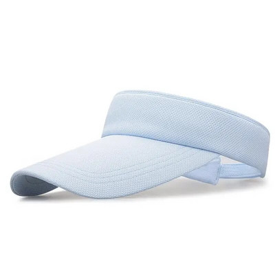 COKK Ljetni šešir Žene Muškarci Prazan gornji štitnik od sunca Mrežasti široki obodi Sportska kapa Prozračni suncobran Šeširi za sunce za žene Gorros Novo 2022.