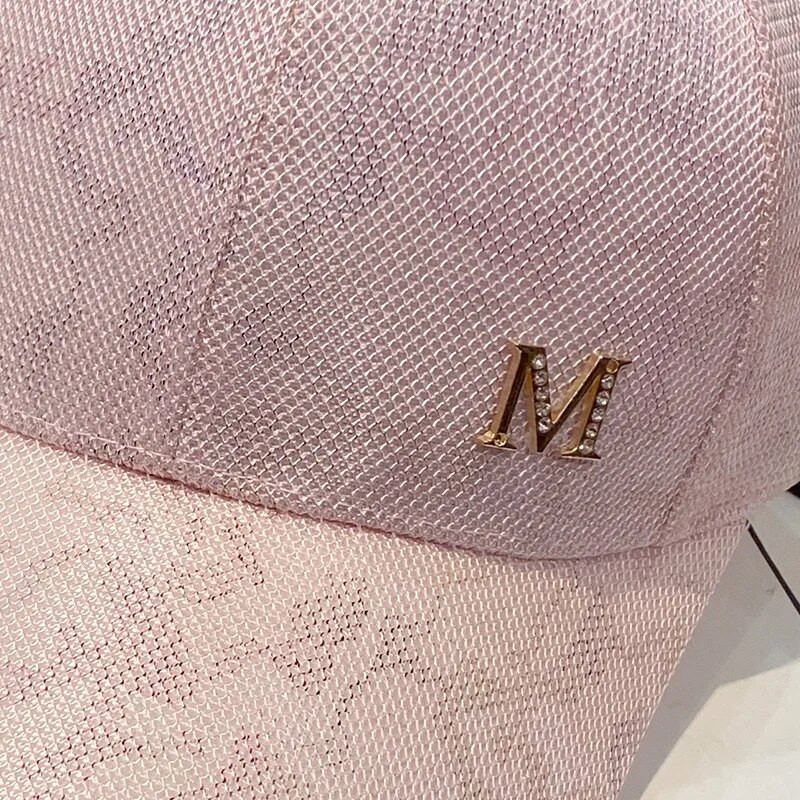 Moteriškos korėjietiškos kepuraitės, kvėpuojančios beisbolo kepuraitės, mažos M standartinės tinklinės kamufliažinės kepurės Visoms tinkančios kepurės nuo saulės