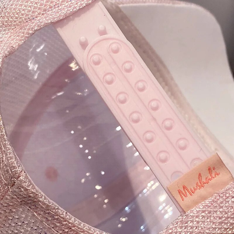 Moteriškos korėjietiškos kepuraitės, kvėpuojančios beisbolo kepuraitės, mažos M standartinės tinklinės kamufliažinės kepurės Visoms tinkančios kepurės nuo saulės