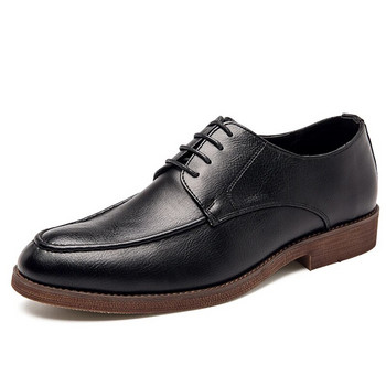 Μόδα Ανδρικά Παπούτσια Φόρεμα Plus Size 38-47 Κομψά δερμάτινα παπούτσια μικροϊνών για άνδρες Επίσημα ανδρικά παπούτσια Oxford