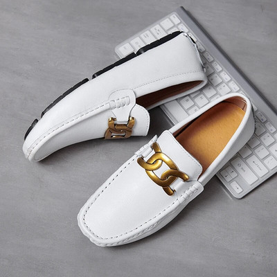 Fashion Mens Women Designer Driving  Leather Man Luxury Loafers Moccasin Boat for Men Casual Wedding Shoes Footwear