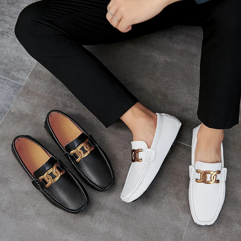 Mada Vyrai Moterys Dizaineris Vairavimas  Vyras Prabangūs Loafers Mokasin Valtis Vyrams Laisvalaikio Suknele Vestuviniai Batai Avalynė