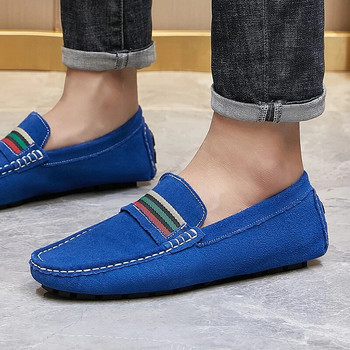 Vintage casual παπούτσια για άντρες Luxury brand Slip σε επίσημα loafers ανδρικά μοκασίνια ιταλικά μαύρα ανδρικά παπούτσια οδήγησης