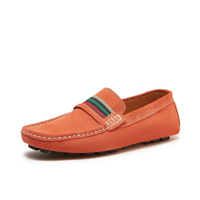 Vintažiniai  odos laisvalaikio batai vyrams Prabangūs prekės ženklo Slip on Formal Loafers Vyriški mokasinai itališki juodi vyriški vairavimo batai