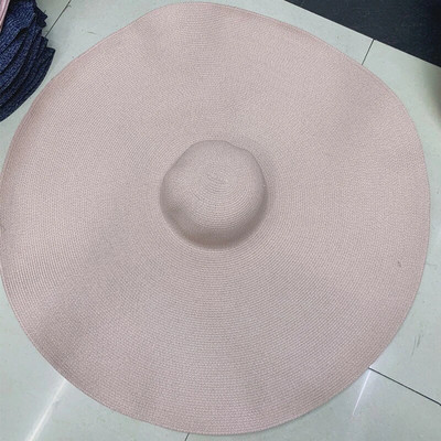 70 cm suvine rannamüts UV-vastane kaitse 35 cm suur laia äärega kokkupandav õlgkübar. Suured kokkupandavad päikesevarju kattemütsid