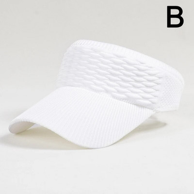 Ženske kape za sunčanje Ljetna UV zaštita Prazni cilindri Ženska kapa za zaštitu od sunca na otvorenom za tenis Golf Trčanje Sport Kapa sa šiltom