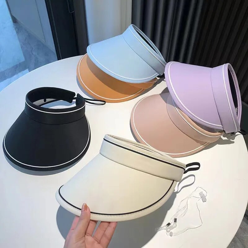 Ležerna ženska ljetna kapa sa šiltom za sunce širokog oboda Podesiva UV zaštita Sklopiva sportska prazna kapa Kapa za plažu Šešir za sunce