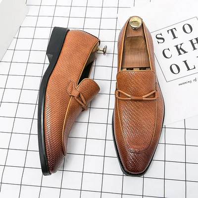 Vyriškos dizainerio suknelės, batai, rankų darbo odiniai prabangūs prekės ženklai, mada, jaunikis, vestuvės Vyriški itališki Oksfordo batai dideli 38–48 dydžiai