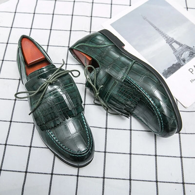 Nauji Loafers Vyriški Kutai raudonas padas apvalus pirštas Slip-On pavasario rudens vyriškos suknelės batai vestuviniai 38-48 dydis