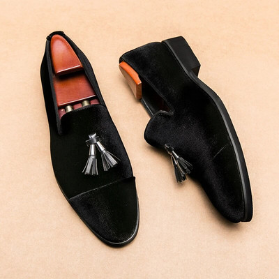 Designer Plus Size Meeste vabaaja nahast pidu Brogue Ametlik lapitöö Äri bankett Loafers Jalatsid Kleit Kingad meestele Lamedad