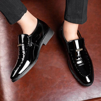 Ανδρικά παπούτσια φορέματος Κλασικά επίσημα δερμάτινα παπούτσια για άντρες Παπούτσια εργασίας γραφείου Ανδρικά παπούτσια Oxfords λουστρίνι με μυτερές μύτες