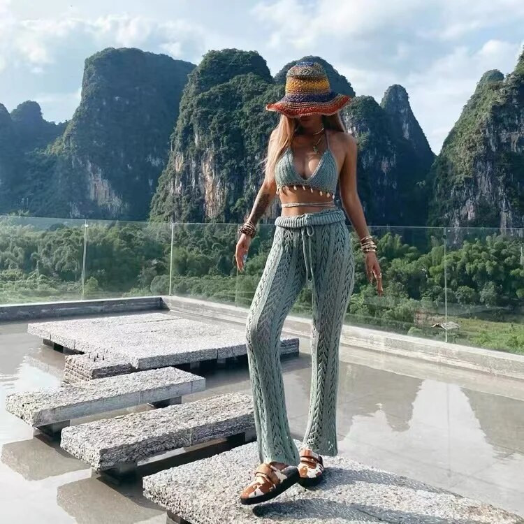 Šešir od 100% rafije i duge za djevojčice Šešir od sunca širokog oboda Floppy ljetni šeširi za žene za plažu Panama slamnati šešir s kupolom Ženski šešir u sjenilu