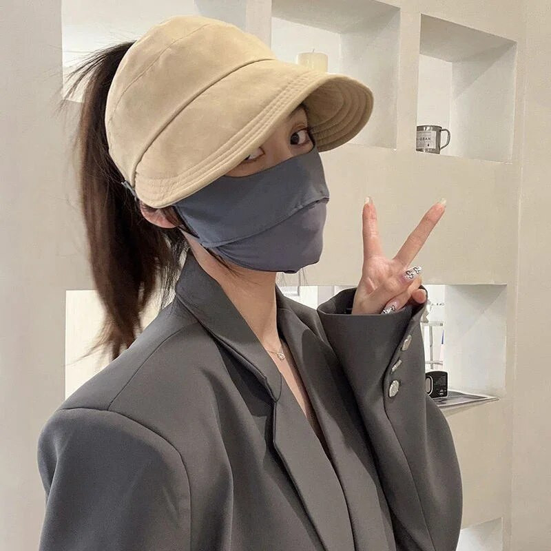 Šuplji šešir sa širokim obodom za žene Ljeto na otvorenom Plaža UV zaštita Bejzbol kape Sport Putovanje Ležerni šešir