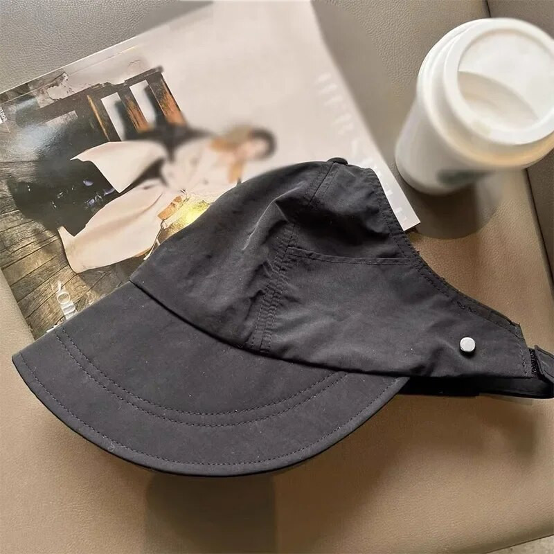 Šuplji šešir sa širokim obodom za žene Ljeto na otvorenom Plaža UV zaštita Bejzbol kape Sport Putovanje Ležerni šešir