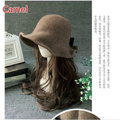 Őszi Téli Fedoras Női Kalap Elegáns Vintage Bowknot Gyapjú Női Kalap Kupola Filc Esküvői Templom Jazzsapka Női Bow Bowler