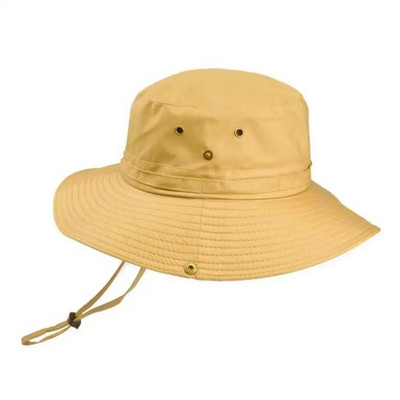 Terepszínű taktikai sapka kültéri alkalmi férfi panama vödör sapka Vadászat túrázás horgászat hegymászó sapka napvédelem kiváló minőség