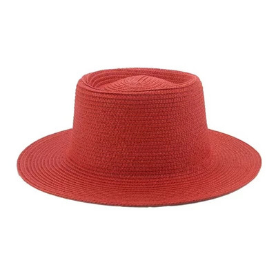 Ženski ljetni šešir zeleno žuto ljubičasto slamnati šešir slamnati šešir širokog oboda Korejska verzija modne mreže crveni lanac Šešir za sunčanje na plaži plima