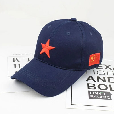 Punane viieharuline tähemüts kevad-sügis sõjaline müts meeste välistingimustes kasutatavate eriüksuste taktikaline pesapallimüts, naiste noorte retromüts