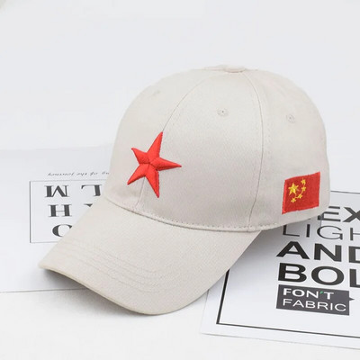 Punane viieharuline tähemüts kevad-sügis sõjaline müts meeste välistingimustes kasutatavate eriüksuste taktikaline pesapallimüts, naiste noorte retromüts