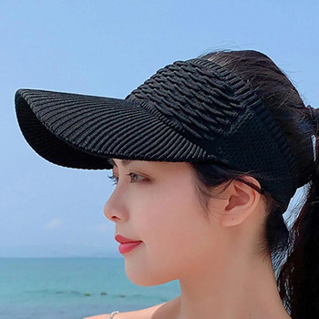 Дамска шапка Спортна празна цилиндър за голф бягане туризъм колоездене плаж