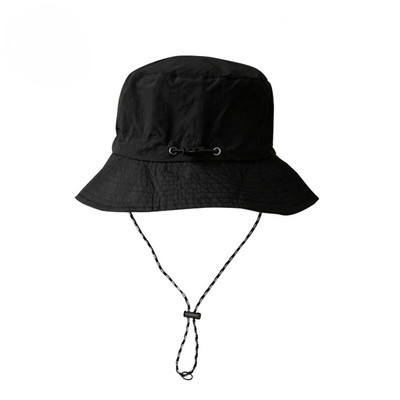 Vandeniui atspari kibiro kepurė moterims Vyriška skrybėlė nuo lietaus UPF 50+ plataus krašto Boonie skrybėlė nuo saulės Sulankstoma vasaros floppy paplūdimio žvejybos safario kepurė
