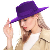 Sombrero Fedora šešir s podignutim vrhom 2023. Novi europski i američki Fedora šešir Jazz šešir Muški okrugli cilindar Novi veleprodajni sombrero