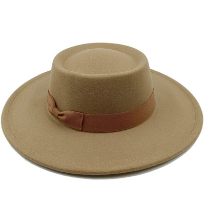Sombrero Fedora šešir s podignutim vrhom 2023. Novi europski i američki Fedora šešir Jazz šešir Muški okrugli cilindar Novi veleprodajni sombrero