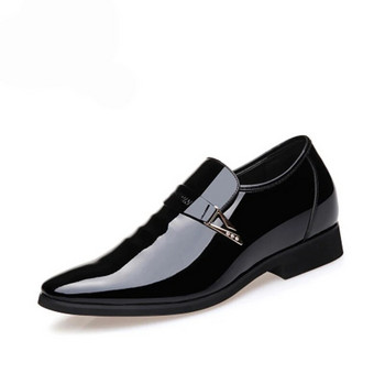 Ανδρικό φόρεμα δερμάτινα παπούτσια Slip on λουστρίνι Ανδρικά παπούτσια casual Oxford Shoe Moccasin Glitter Ανδρικά παπούτσια με μυτερά παπούτσια για άνδρες