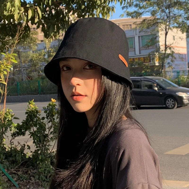 Novi japanski ženski šešir s kantom, modni pamučni sklopivi ribarski šeširi u mrljavoj boji, ženska kapa za umivaonik za zaštitu od sunca gorras para mujer
