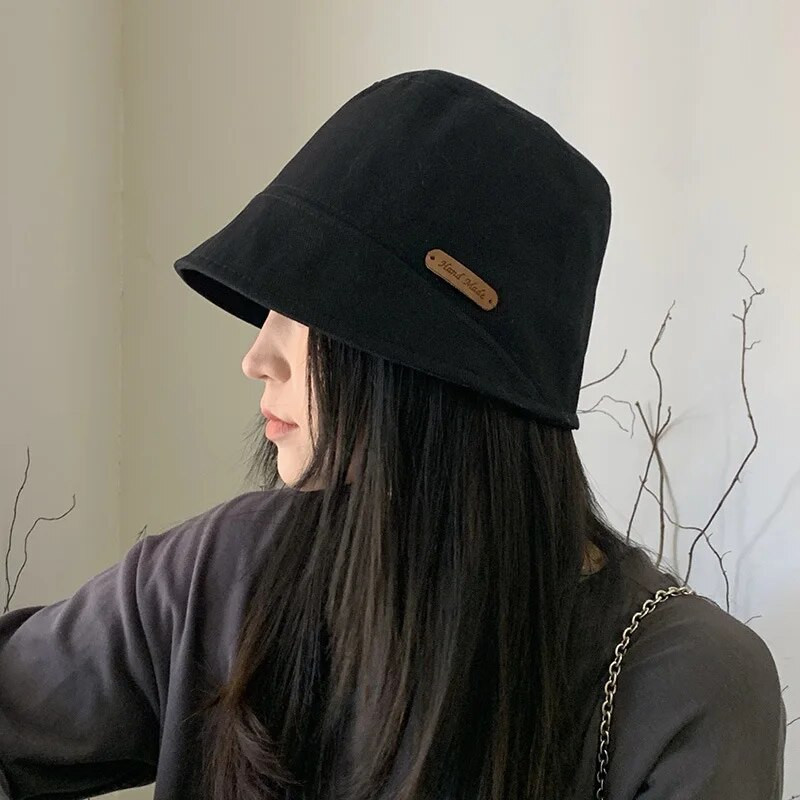 Novi japanski ženski šešir s kantom, modni pamučni sklopivi ribarski šeširi u mrljavoj boji, ženska kapa za umivaonik za zaštitu od sunca gorras para mujer