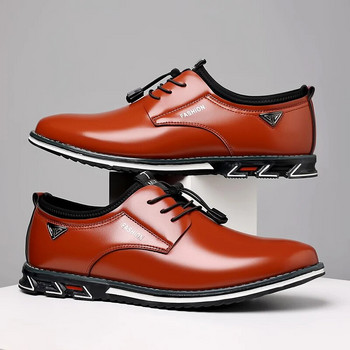 Мъжки бизнес обувки Slip on Party Мъжки обувки Обувки за рокля с връзки Оксфорд кожени обувки Удобни луксозни мъжки обувки Големи размери 52
