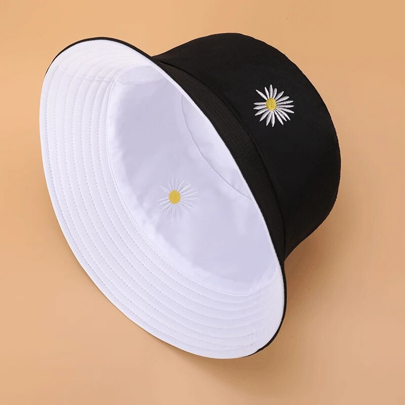 QBHAT dvostrani šešir s izvezenim slovom, ženski, muški, šešir za zaštitu od sunca, ljetna panama, sklopiva ribička kapa, ležerna Gorras