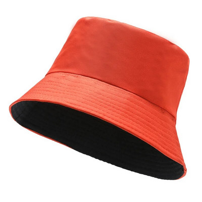 Unisex pavasario vasaros madinga medvilninė kepurė su kibiru Moteriška lauko apsauga nuo saulės žvejybai vyriška vienspalvė Panamos sulankstomos kepurės nuo saulės