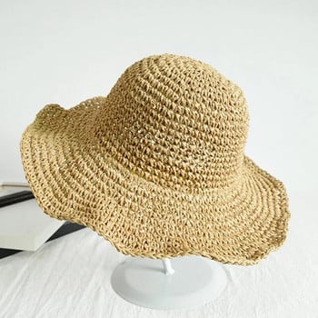 MAXSITI U Sun Hat για γυναίκες Summer Beach Hat fashiona Lafite Straw Hat ταξιδιωτικό αντηλιακό πολυλειτουργικό ψάθινο καπέλο