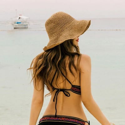 MAXSITI U Sun Hat for women Summer Beach Hat fashiona Lafite Straw Hat travel sunscreen многофункционална сгъваема сламена шапка