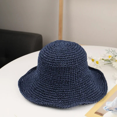 MAXSITI U Päikesekübar naistele Suvine rannamüts fashiona Lafite Straw Hat reisi päikesekaitsekreem multifunktsionaalne kokkupandav õlgkübar