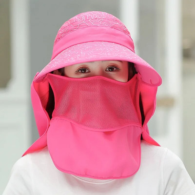 Šešir za sunce Ženska ljetna verzija korejskog anti-UV električnog automobila veliki cilindar koji se može rastaviti Veleprodajni šešir za zaštitu od sunca