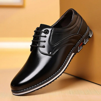 Луксозни мъжки ежедневни бизнес обувки, мъжки обувки от изкуствена кожа, удобни модни мокасини Обувки за мъже, голям размер Zapatillas Hombre