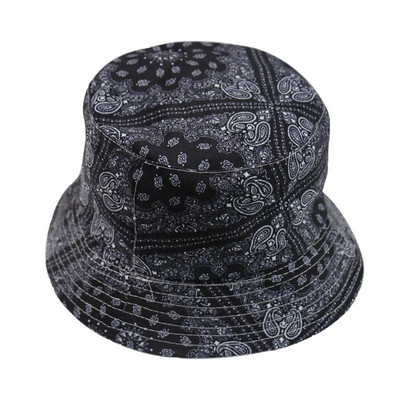 FOXMOTHER Nove ljetne crno-crvene paisley uzorke Ribarske ribarske kape Bucket šeširi Muški Ženski Bob Gorras Hip Hop Panama Casquette
