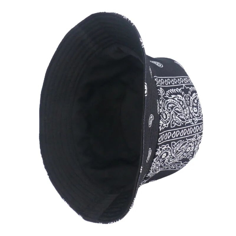FOXMOTHER Nove ljetne crno-crvene paisley uzorke Ribarske ribarske kape Bucket šeširi Muški Ženski Bob Gorras Hip Hop Panama Casquette