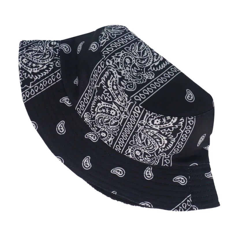 FOXMOTHER Nove ljetne crno-crvene paisley uzorke Ribarske ribarske kape Bucket šeširi Muški Ženski Bob Gorras Hip Hop Panama Casquette