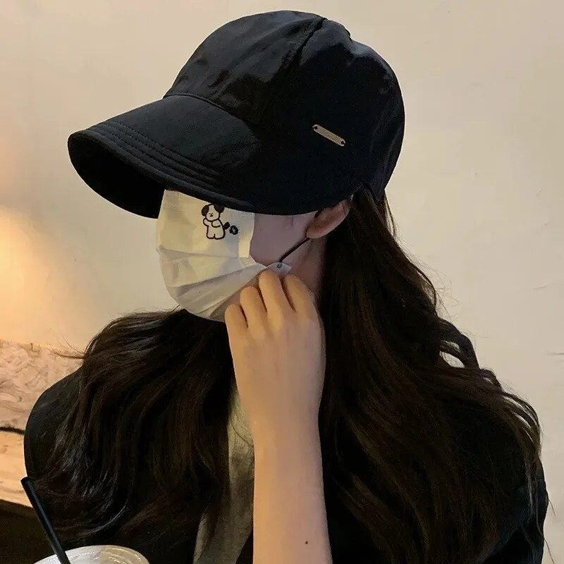 Vuneni sklopivi šešir za sunčanje sa širokim obodom, podesive kape s vezicom za muškarce, žene, ribarske kape, zimski topli viziri, ribarska kapa