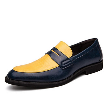 WAERTA Fashion Ανδρικά Loafers Slip On Classic βρετανικού στυλ Casual παπούτσια φόρεμα Classic Social δερμάτινα παπούτσια Κομψά πρωτότυπα παπούτσια