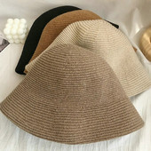 Panama kape od meke vune, tople zimske ženske šešire, jednobojne ribarske kape od janjeće vune, modne pletene hip hop kape za van