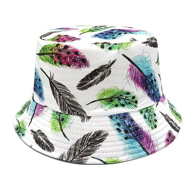 2024 Sjeveroistočni šešir s velikim cvjetnim uzorkom Proljetna i ljetna moda za muškarce i žene Dvostrani suncobran Ležerna panama bob kapa